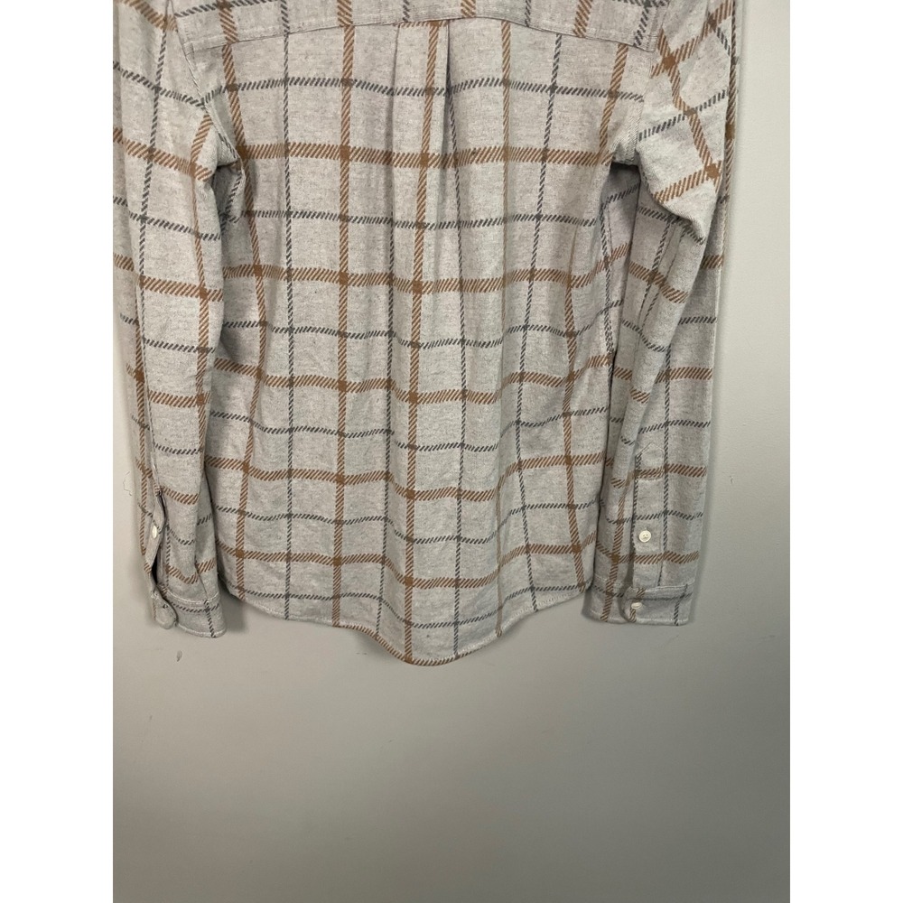 Faherty Legend Sweater Shirt in Windowpane Plaid Size XS Casual Fall Layering - Picture 8 of 11